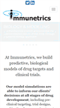 Mobile Screenshot of immunetrics.com